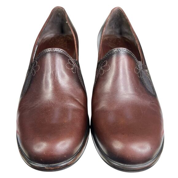 Dansko Women’s Beth Brown Leather Slip On Clog Heels Size 36 US 5.5/6 - Picture 7 of 11